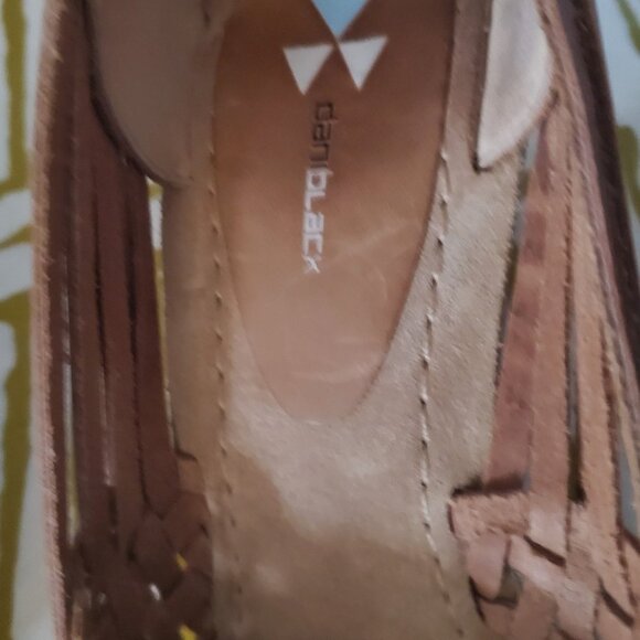 Dani Black Hurrache Wedges - Picture 7 of 7